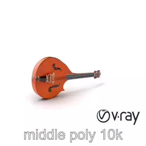 Classic Mandolin Musical Instrument model pack