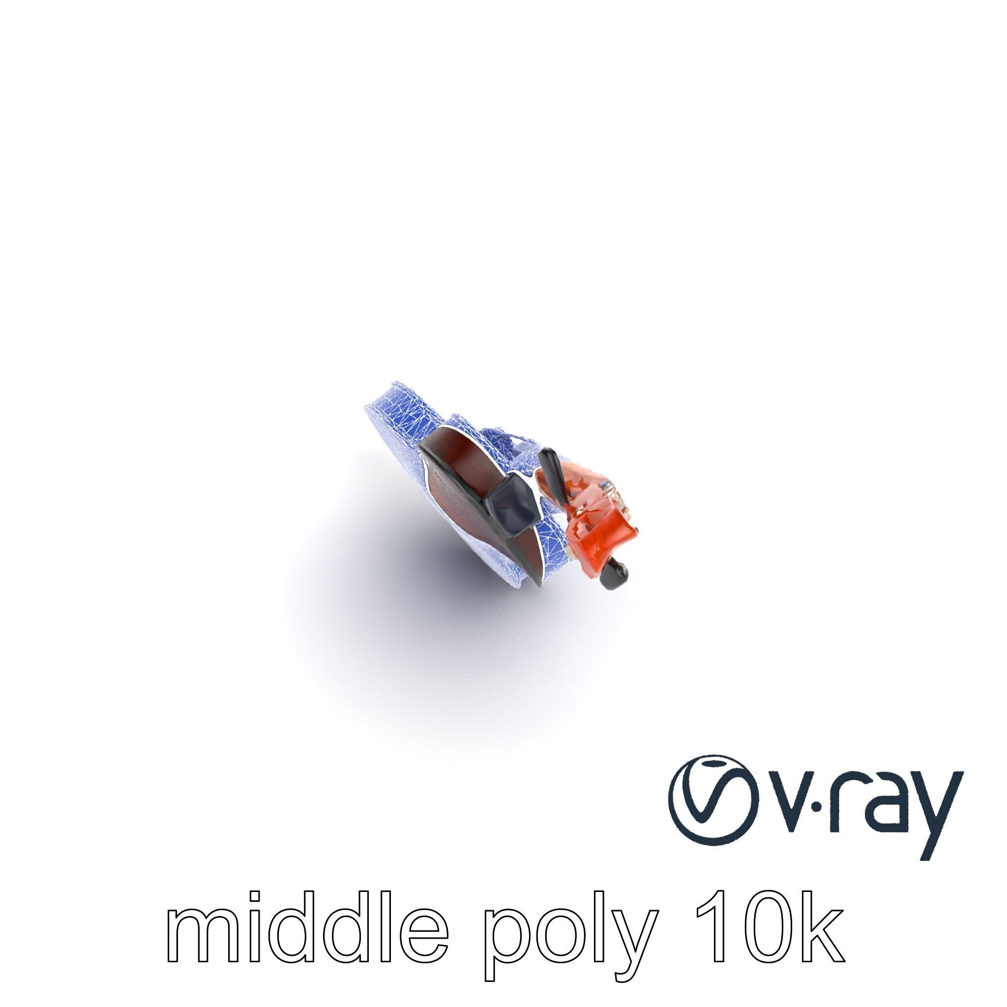 Classic Violin String Instrument 3D Model Pack Low-poly 3D model_19