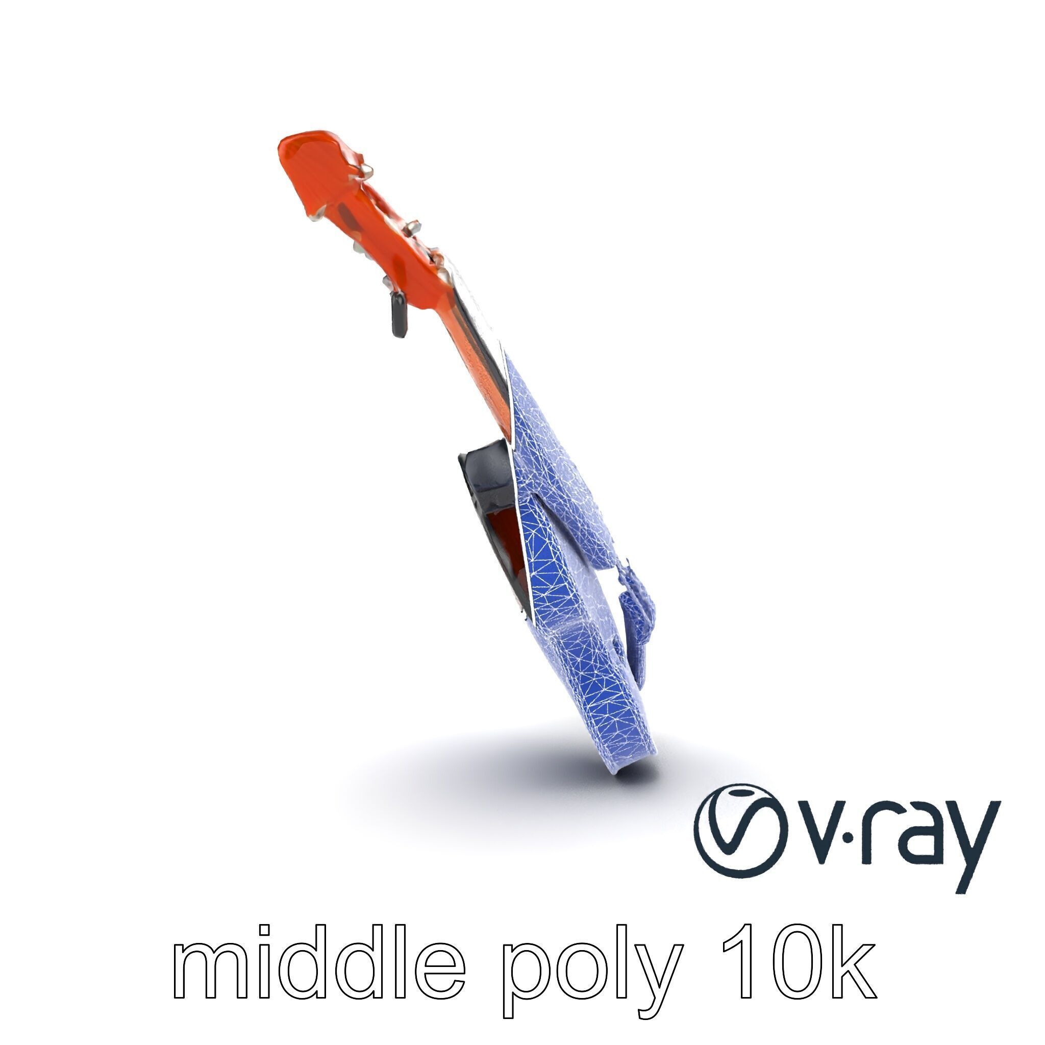 Classic Violin String Instrument 3D Model Pack Low-poly 3D model_28