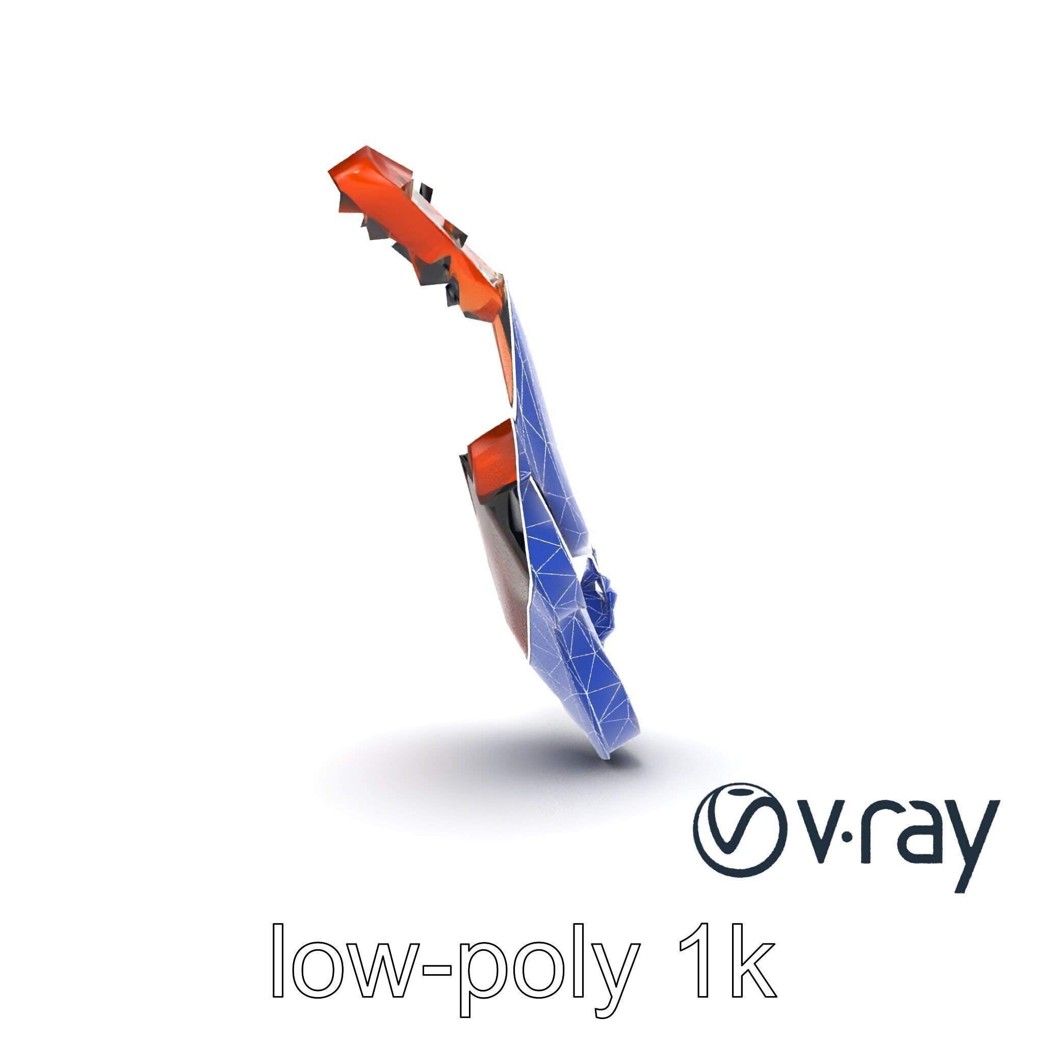 Classic Violin String Instrument 3D Model Pack Low-poly 3D model_32