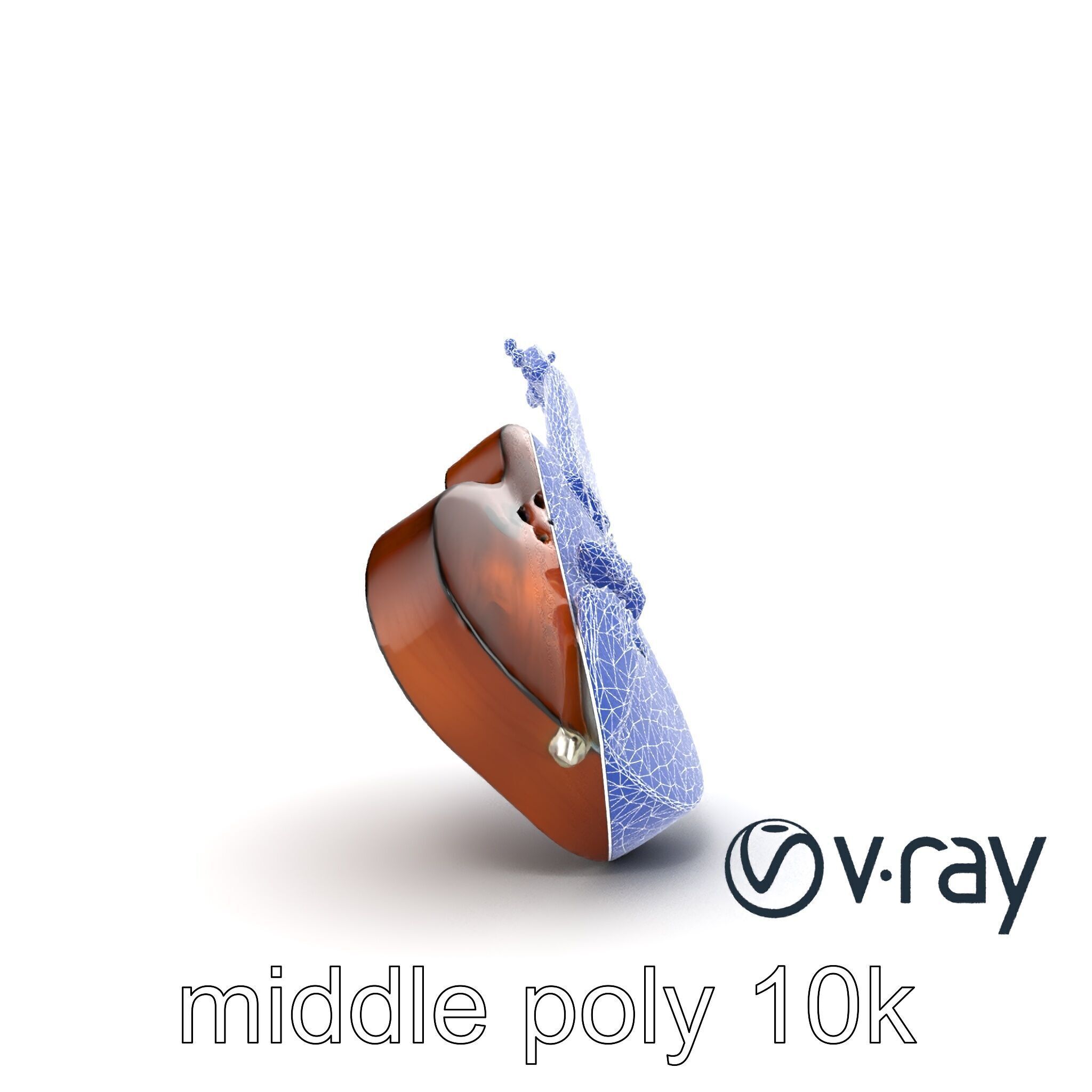 Classic Ukulele String Instrument model pack Low-poly 3D model_23