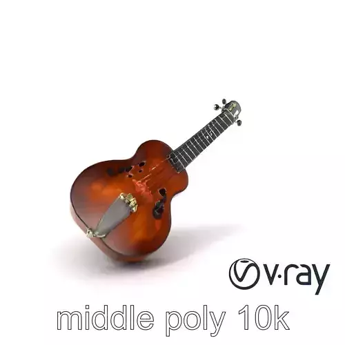 Classic Ukulele String Instrument model pack