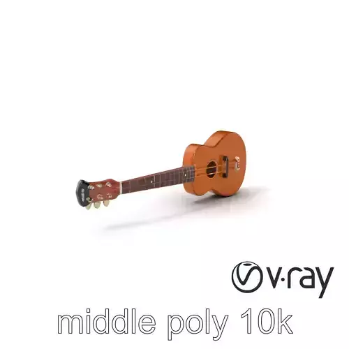 Classic Acoustic Guitar 3D model pack