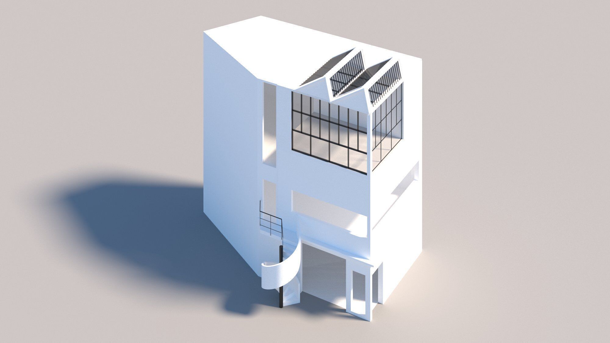 Maison Ozenfant Le Corbusier 3D model | CGTrader