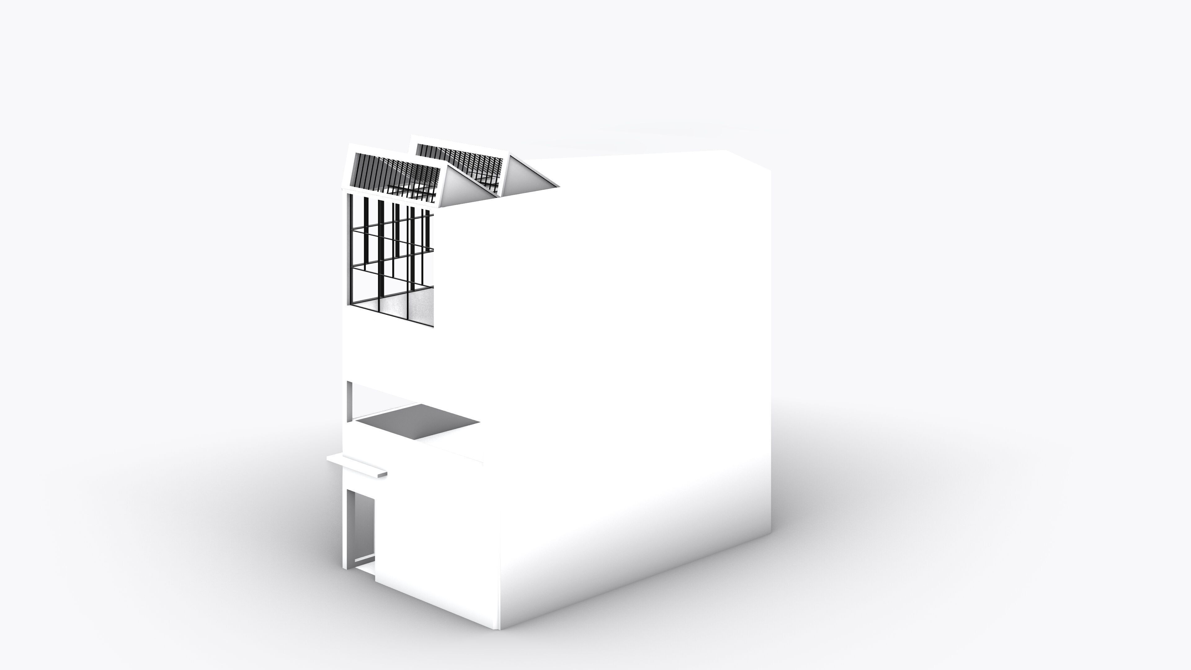 Maison Ozenfant Le Corbusier 3D model | CGTrader