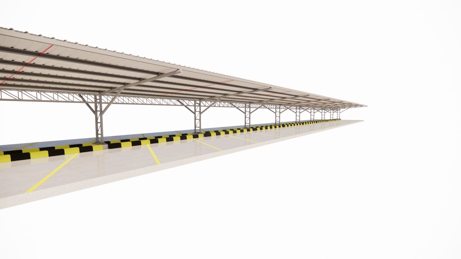 Parking-Parking Lot  3D model_15