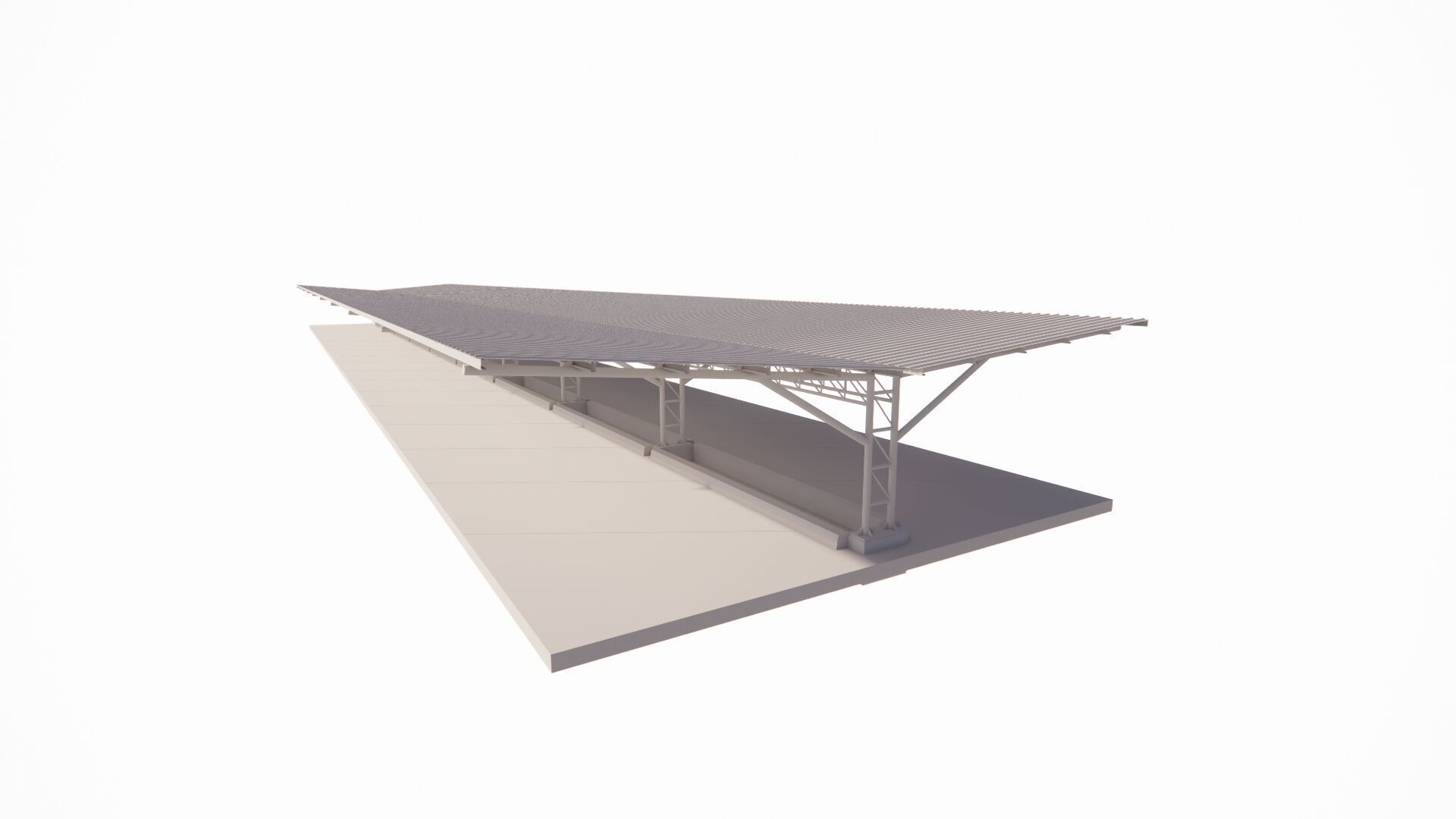 Parking-Parking Lot  3D model_9