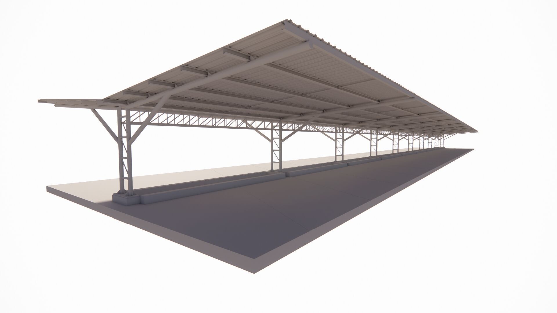 Parking-Parking Lot  3D model_7