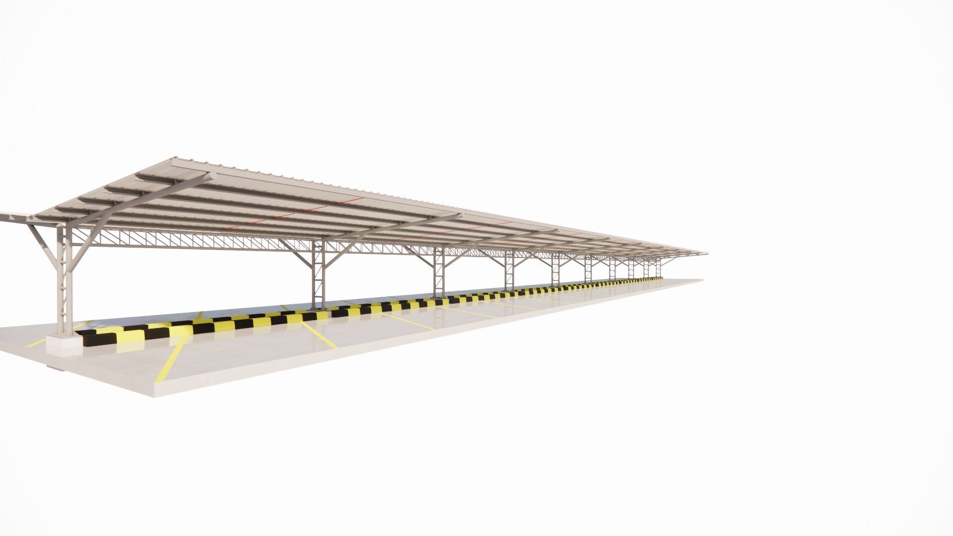 Parking-Parking Lot  3D model_16