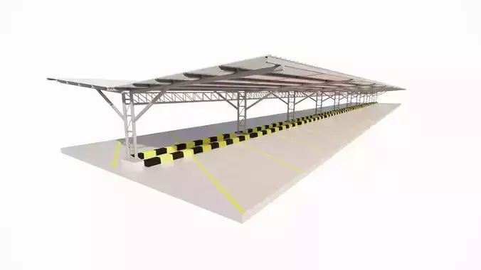 Parking-Parking Lot  3D model