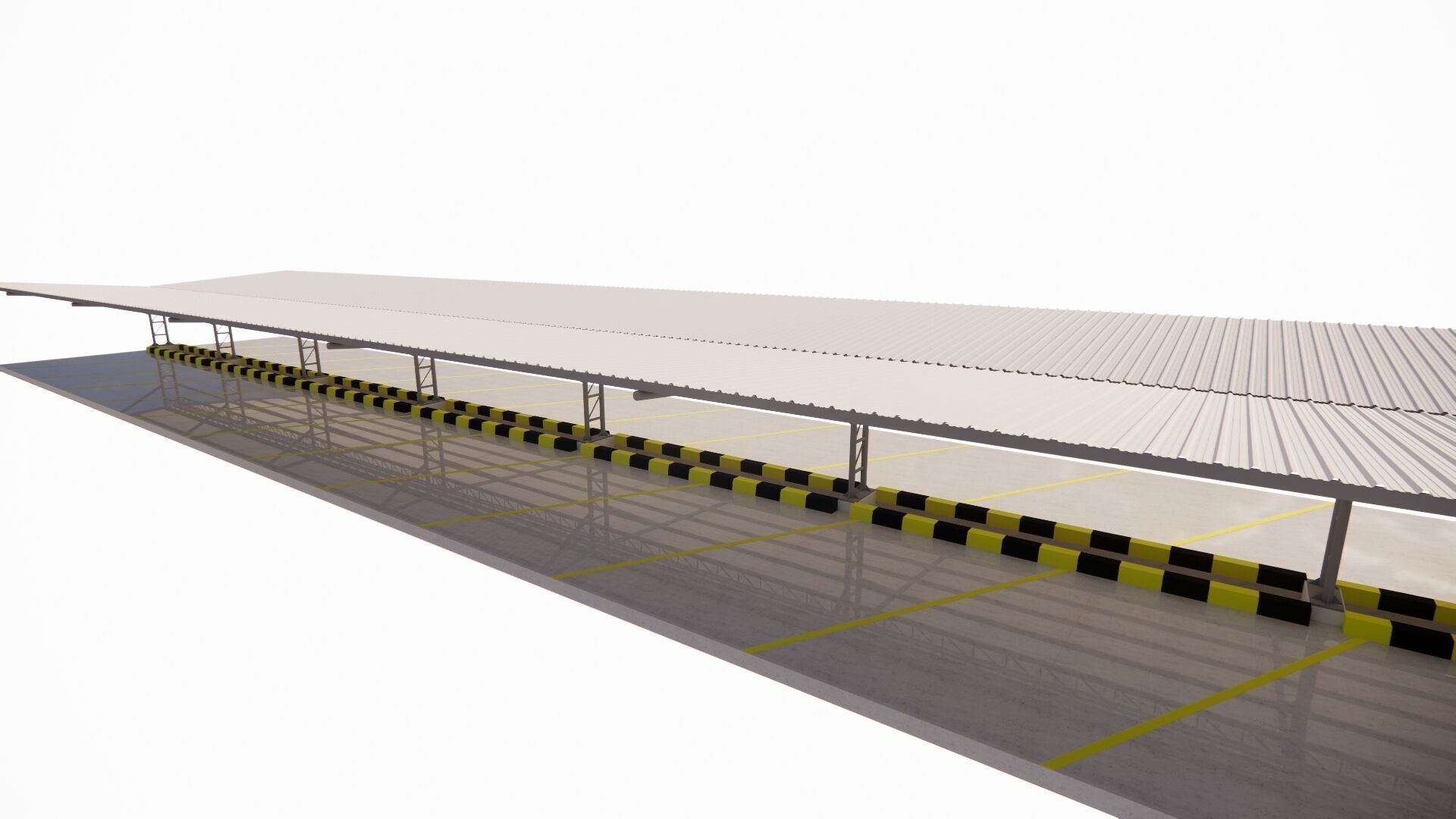 Parking-Parking Lot  3D model_2