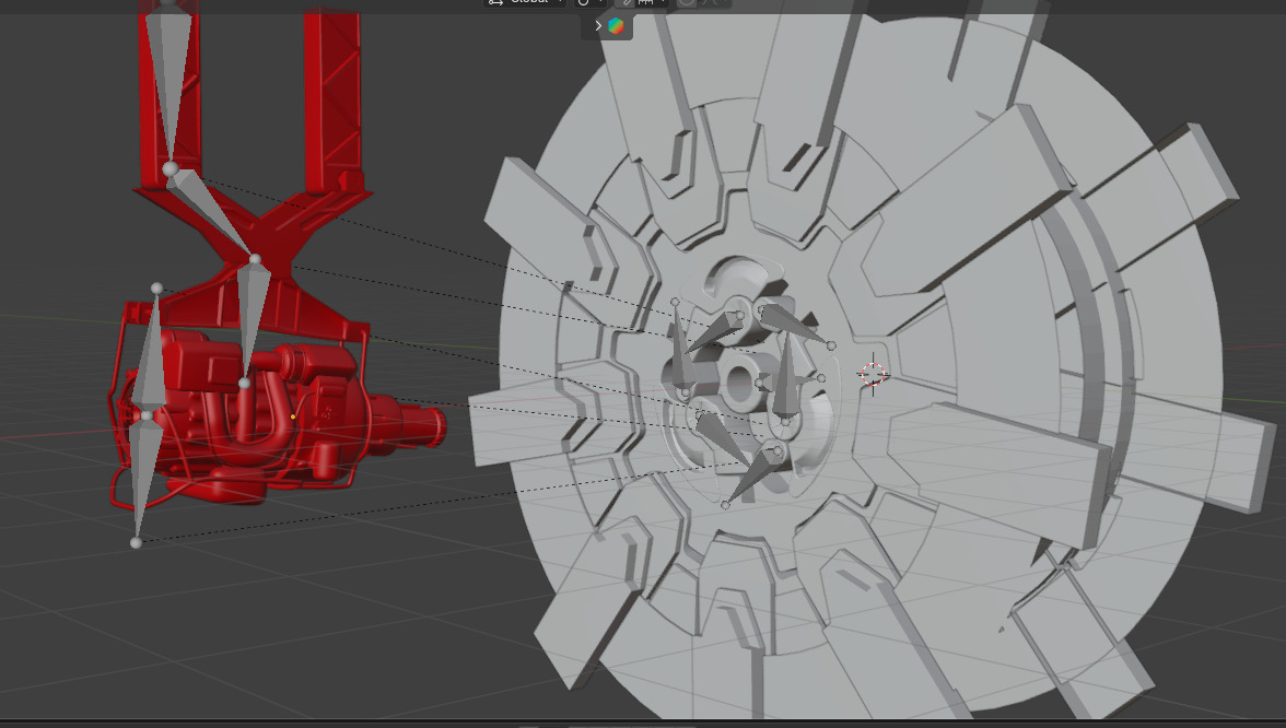 Fallout 4 door Low-poly 3D model_3