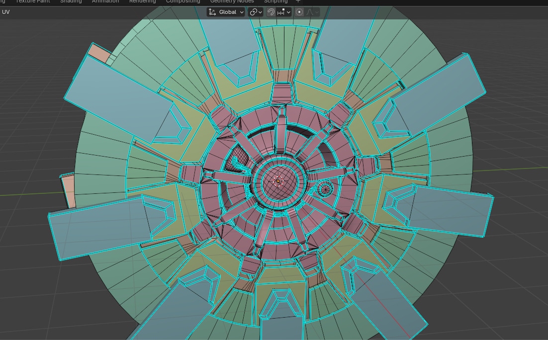 Fallout 4 door Low-poly 3D model_7