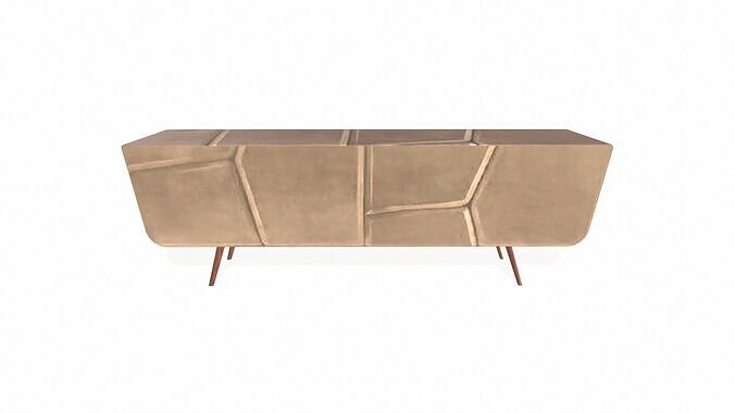 Coffee Table Low-poly 3D model