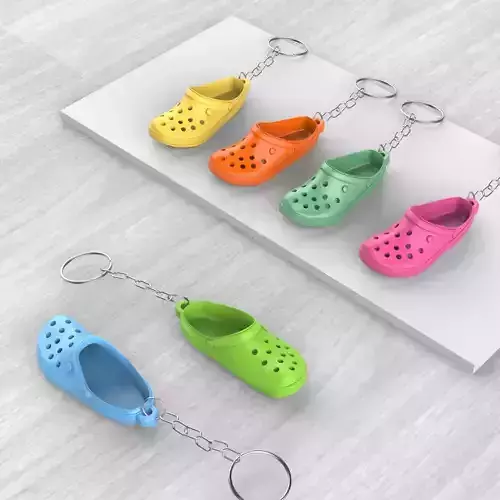 Mini Cr0cs Shoe Keychain - Fun Accessory - for Keys or Bags