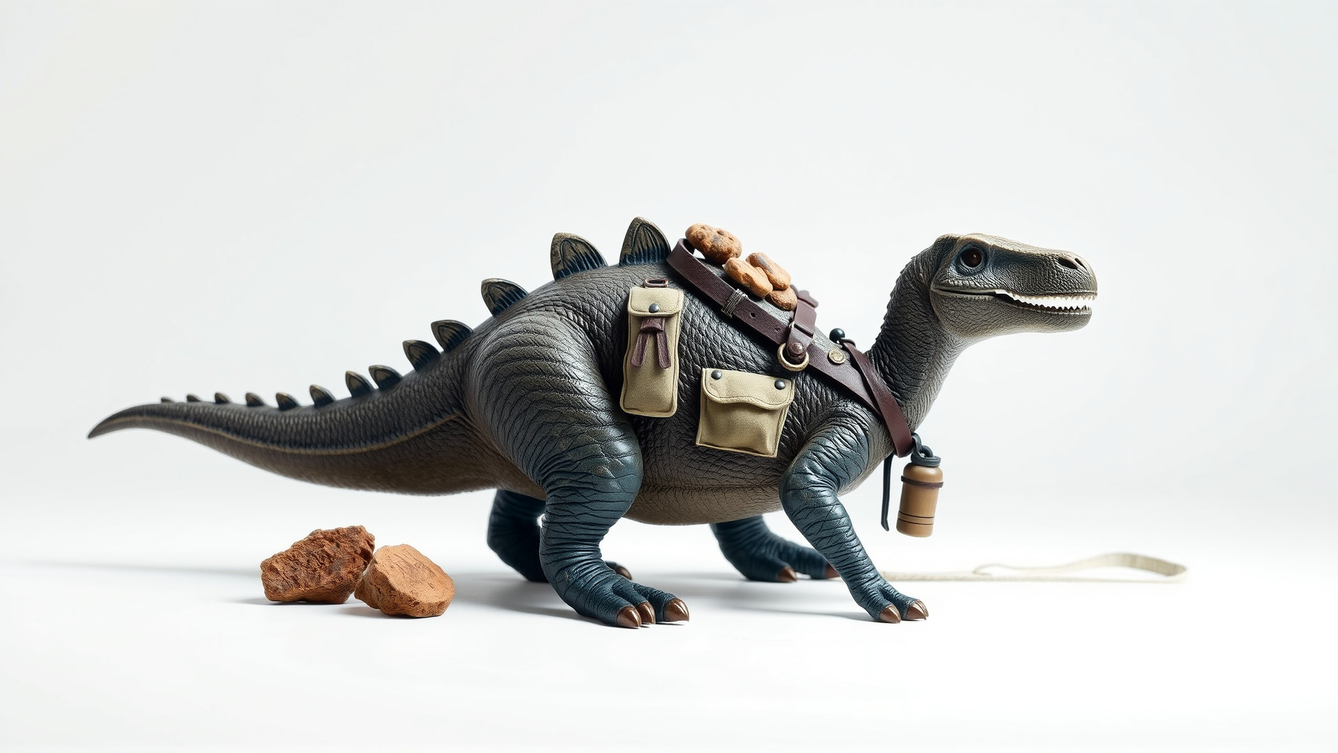 Dinosaur Explorer with Safari Gear model pack Low-poly 3D model_4