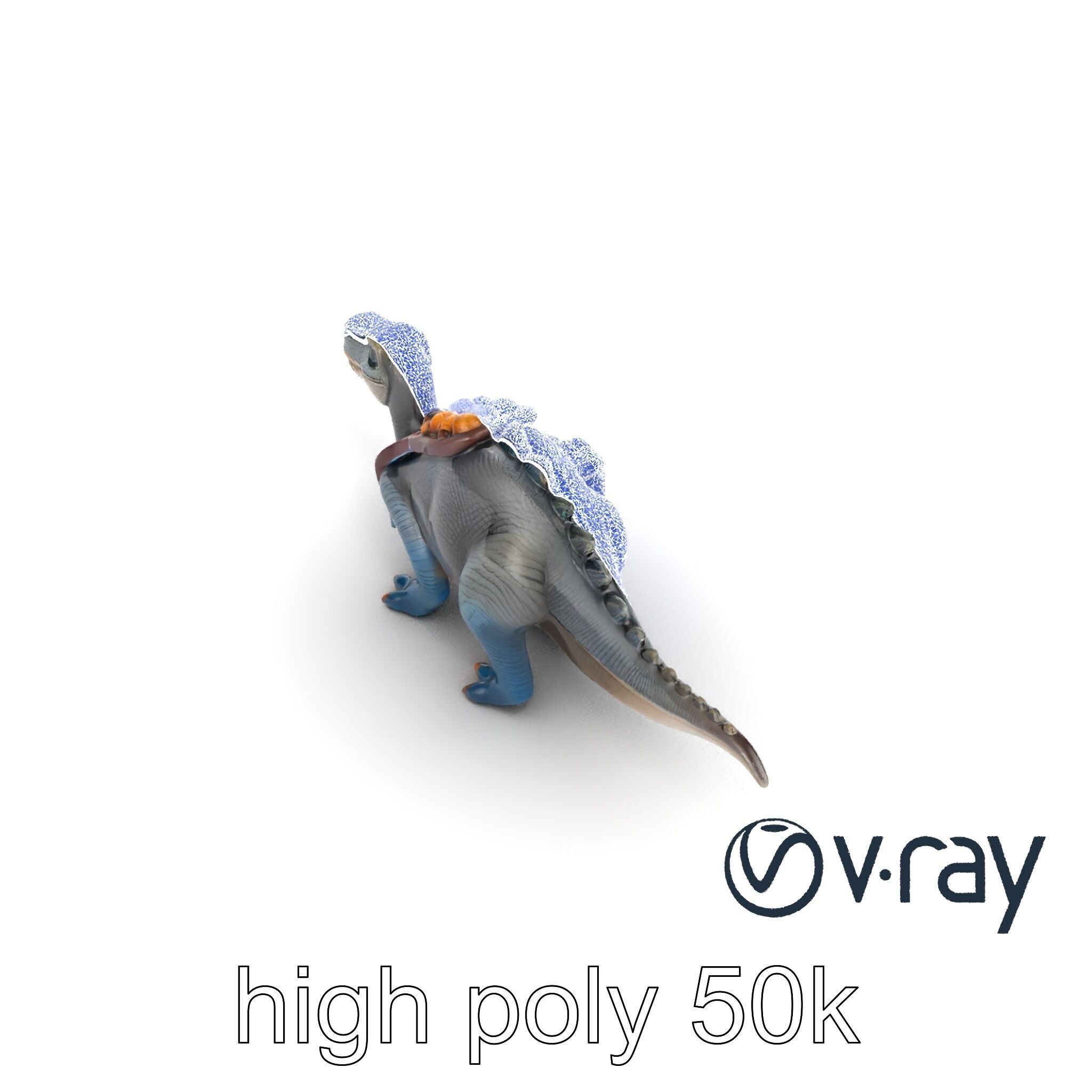 Dinosaur Explorer with Safari Gear model pack Low-poly 3D model_13