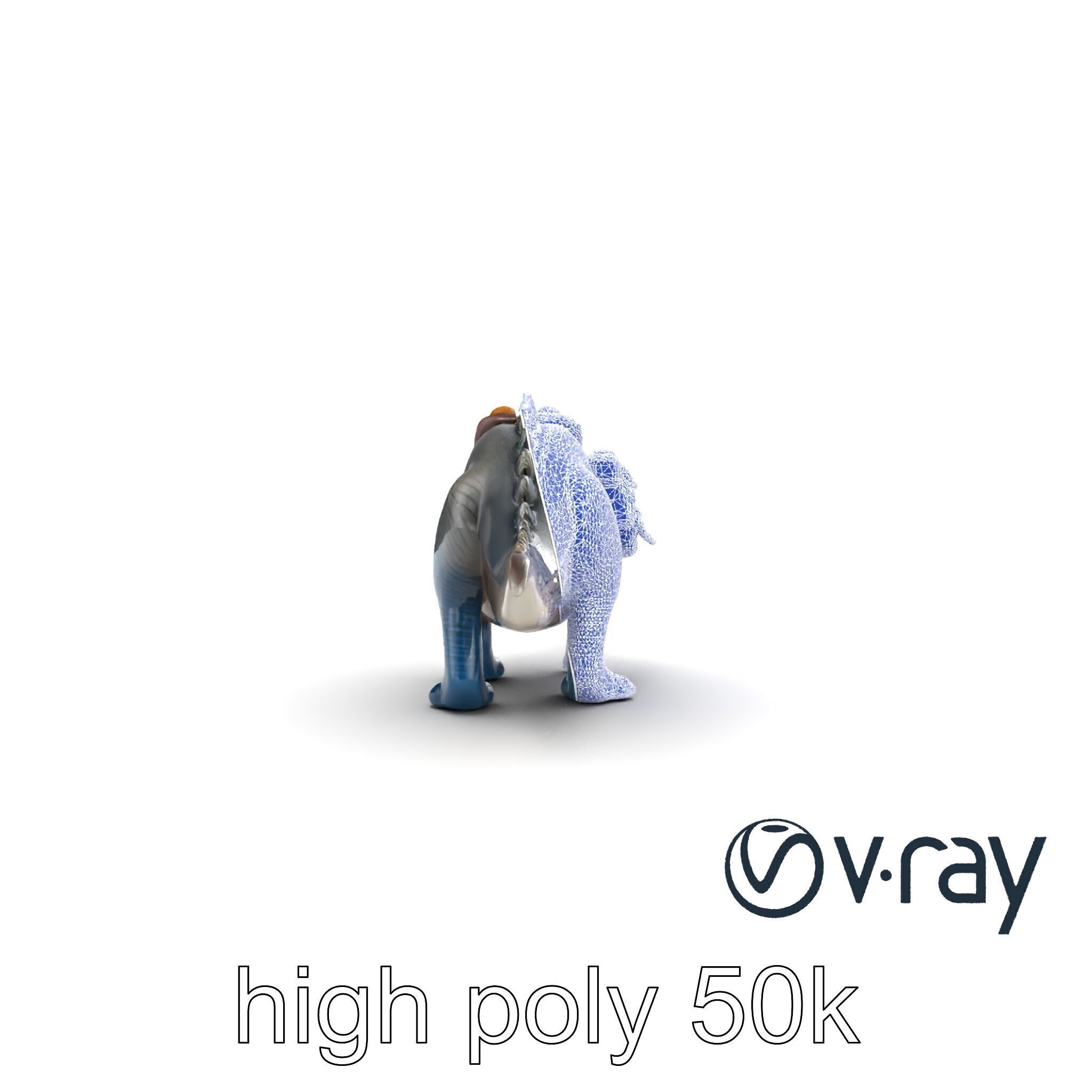 Dinosaur Explorer with Safari Gear model pack Low-poly 3D model_17