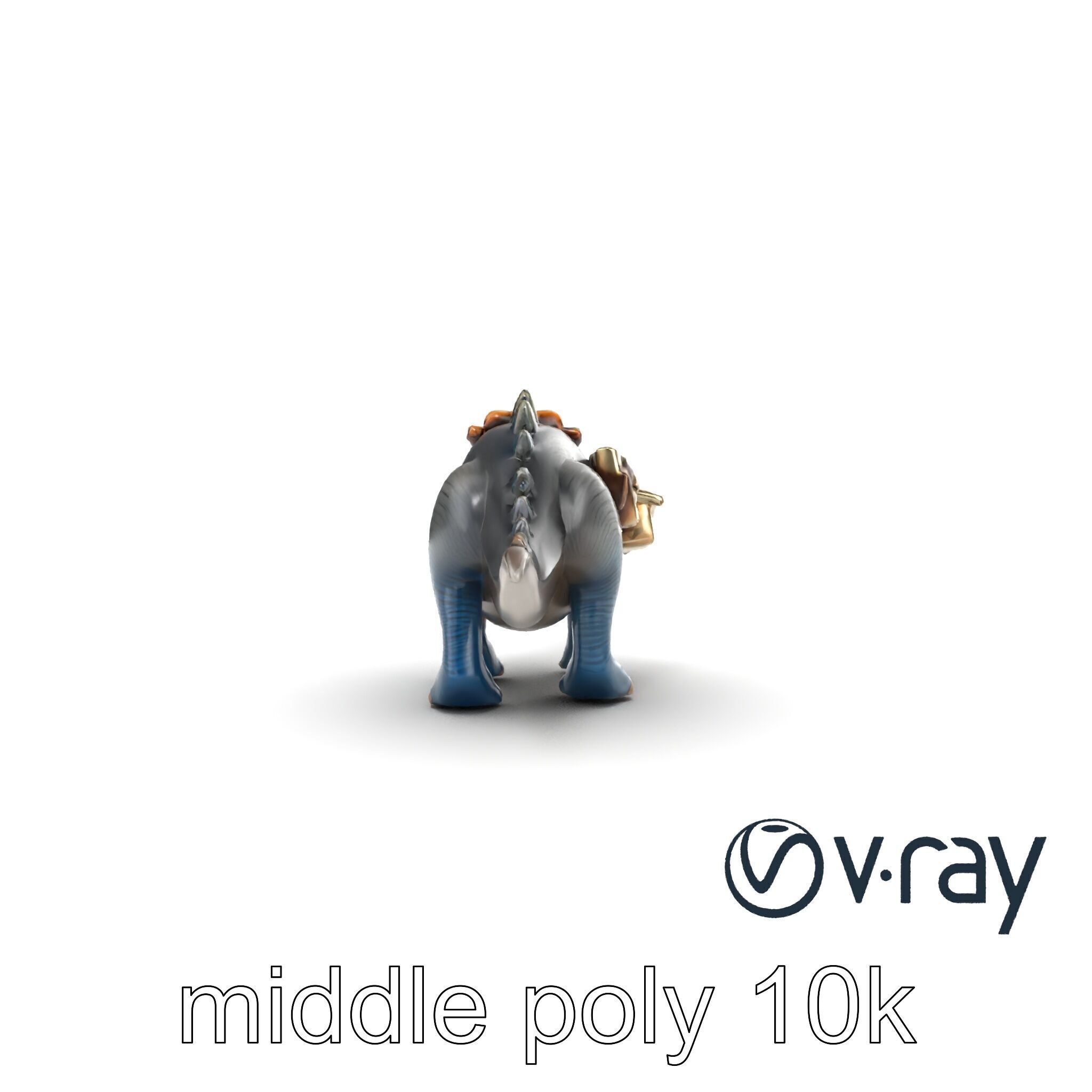 Dinosaur Explorer with Safari Gear model pack Low-poly 3D model_20