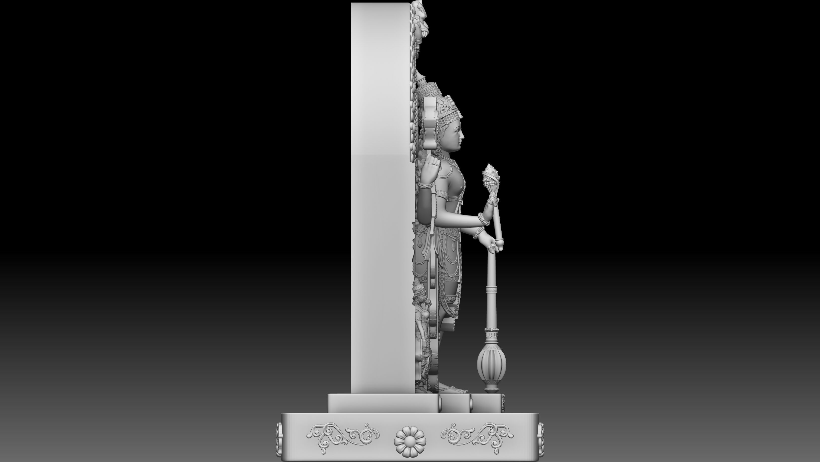 Vishnu ji 3d print model 3D print model_4