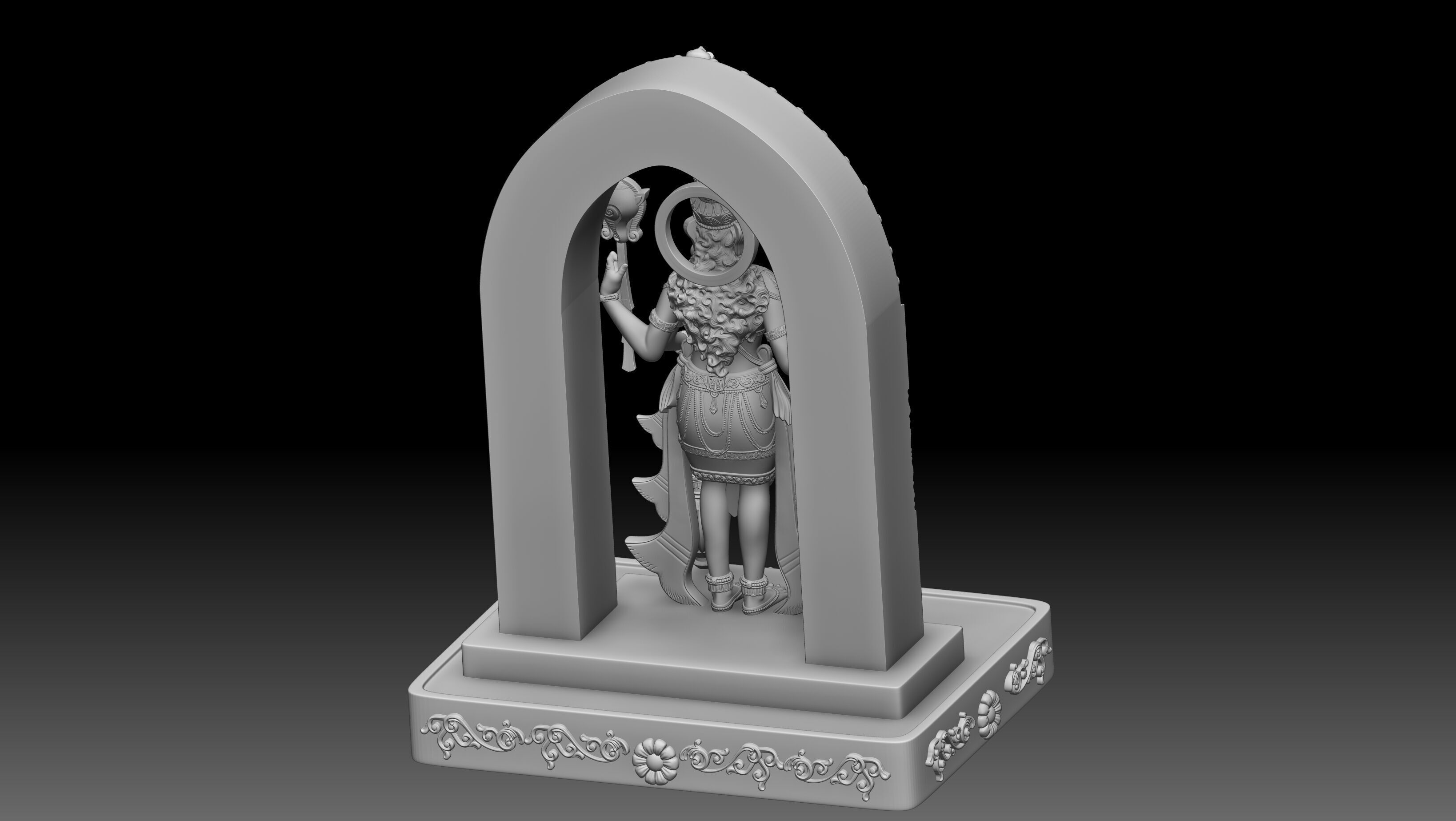 Vishnu ji 3d print model 3D print model_7