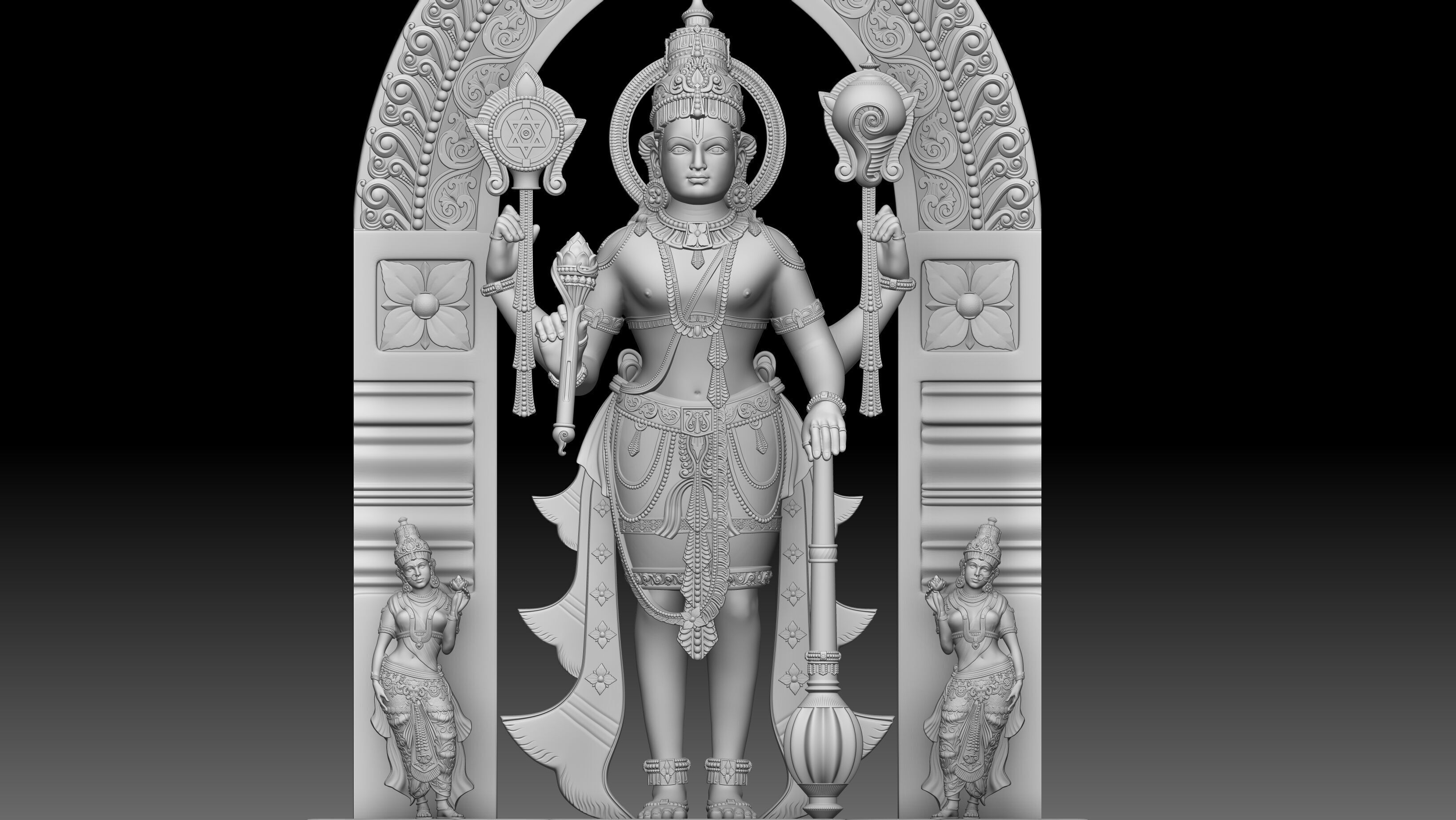 Vishnu ji 3d print model 3D print model_1