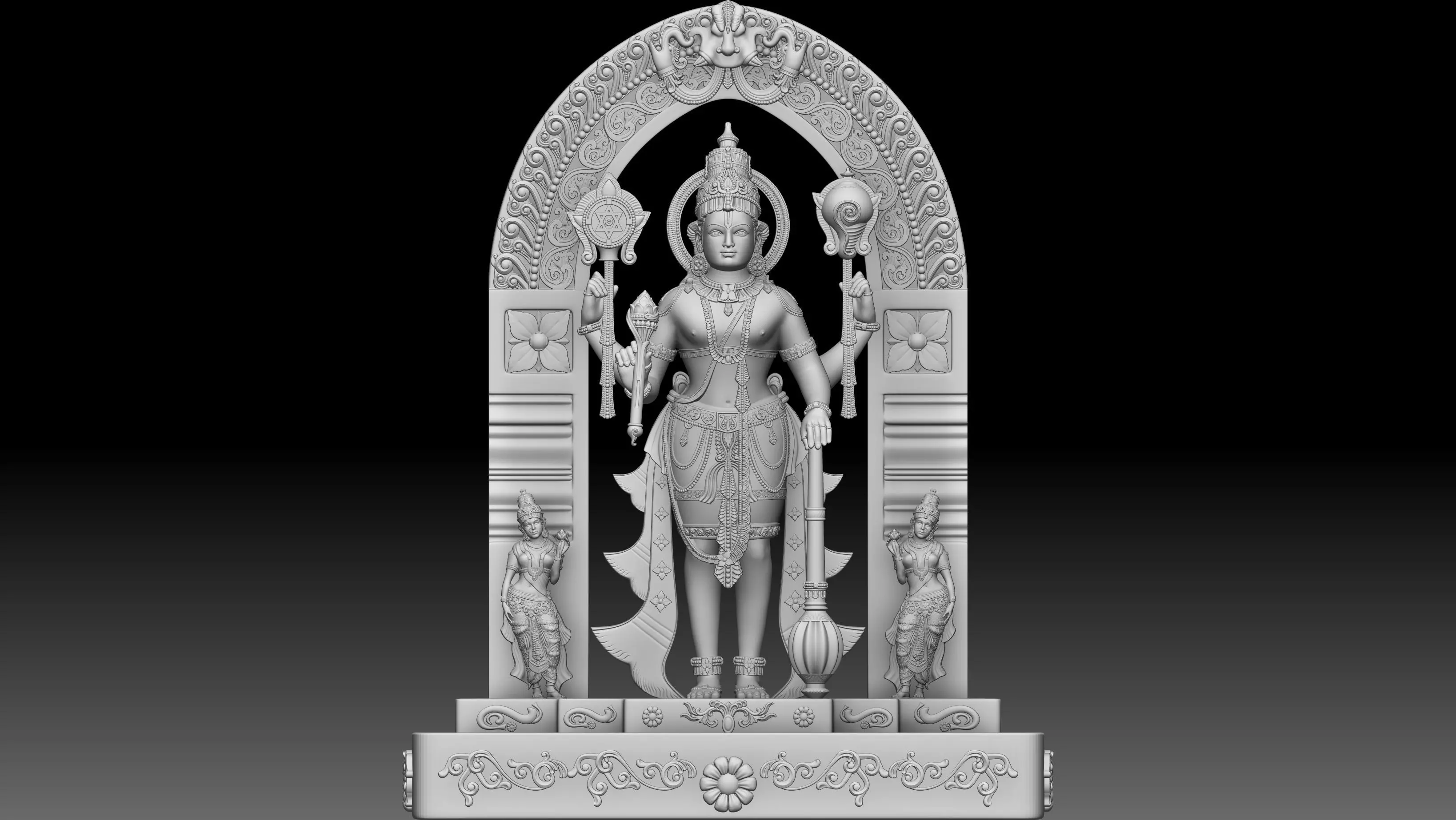 Vishnu ji 3d print model 3D print model_0