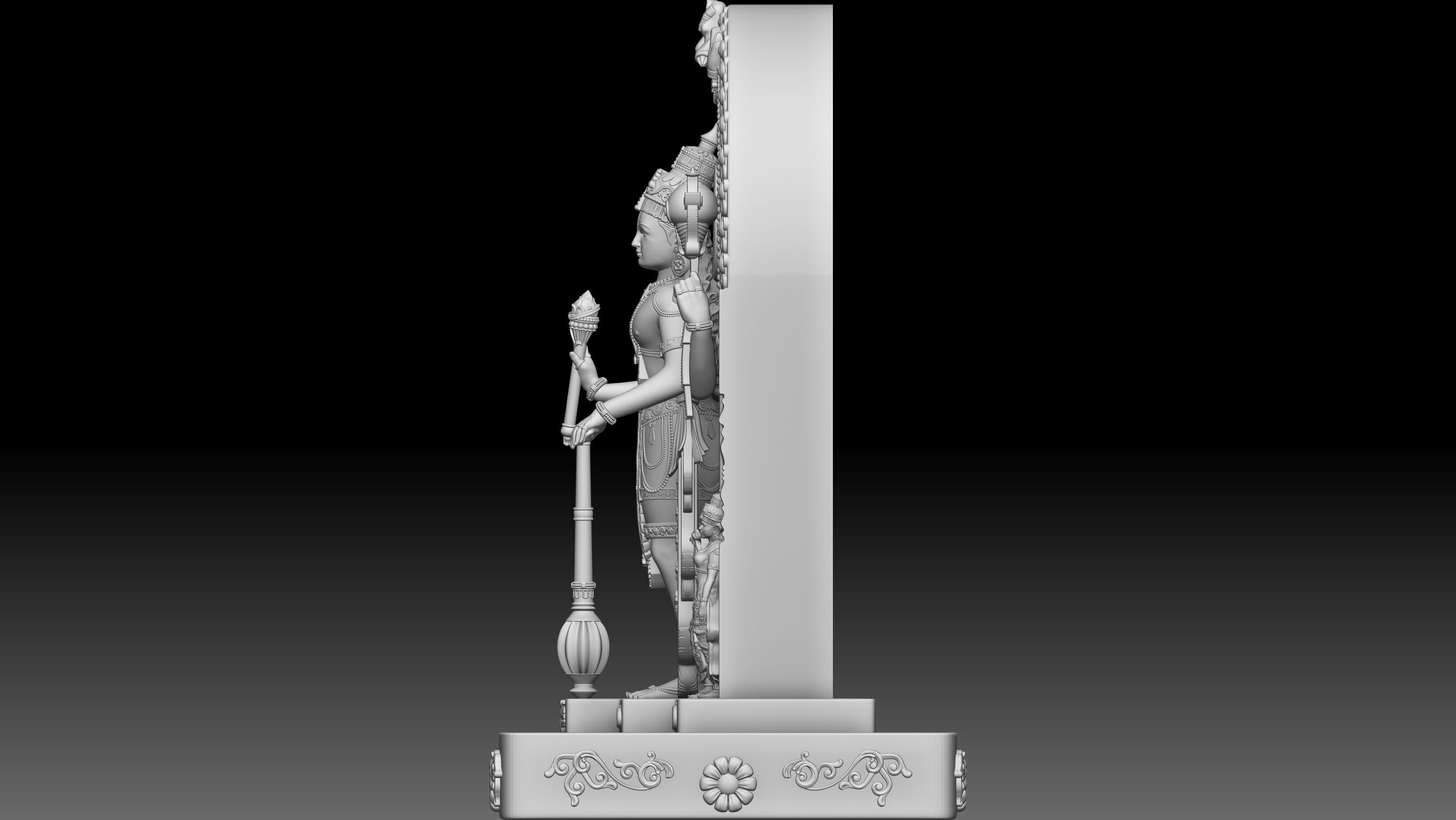 Vishnu ji 3d print model 3D print model_5