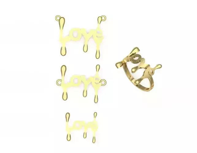 Love Set  3D print model