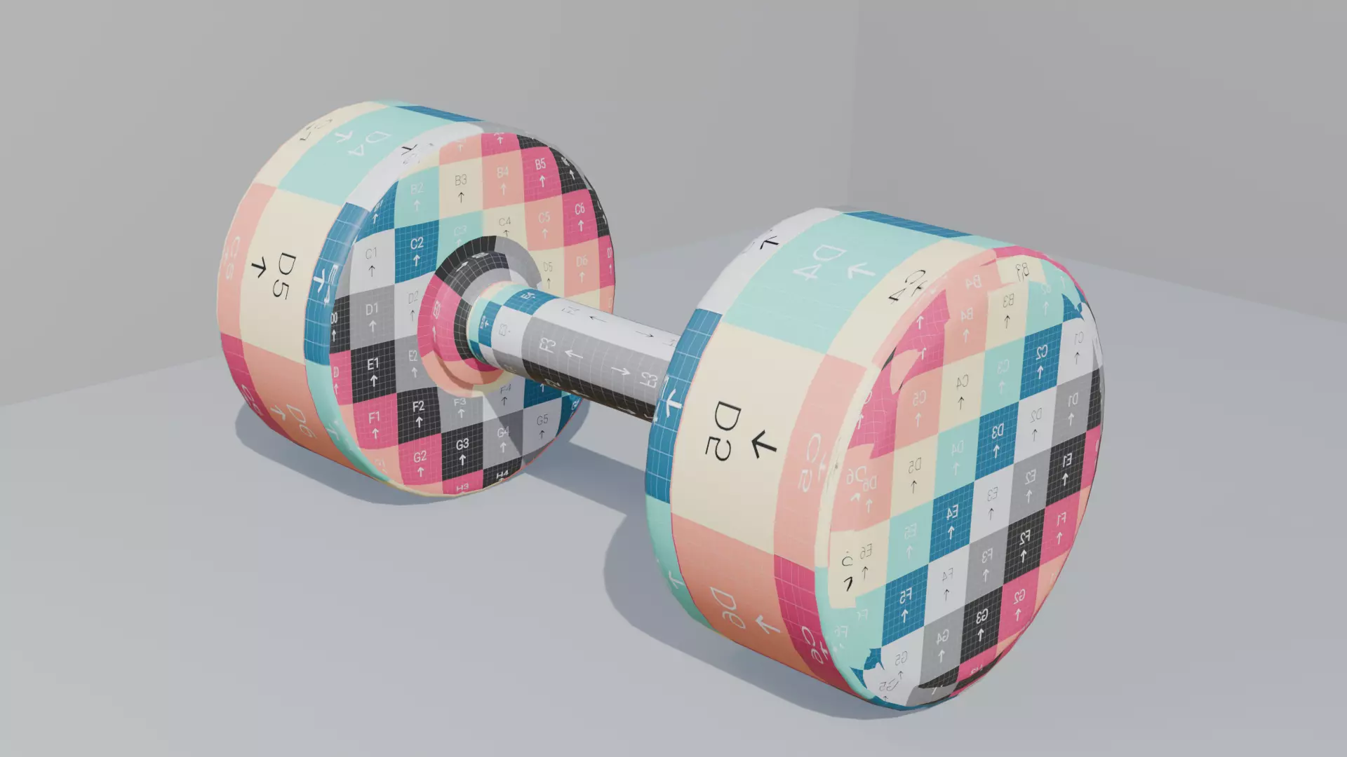 Dumbbell Free 3D model