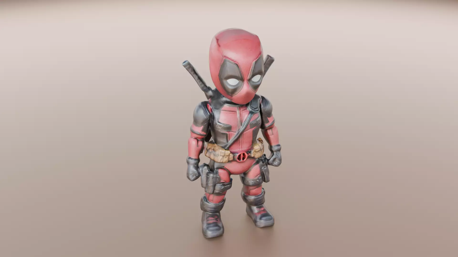 3D Printable Deadpool Figurine 3D print model