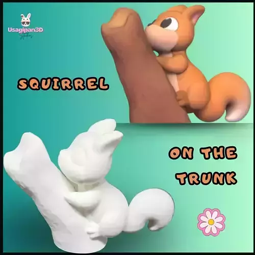 Squirrel on the Trunk