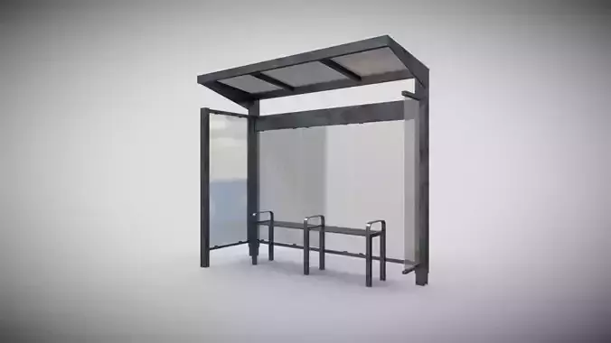 Modern Bus Stop