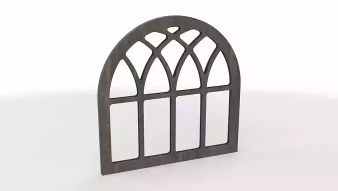  medieval arched window
