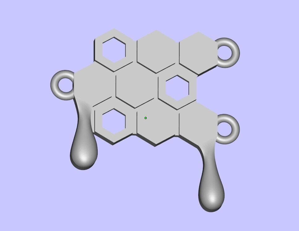 Honeycomb set 3D print model_2