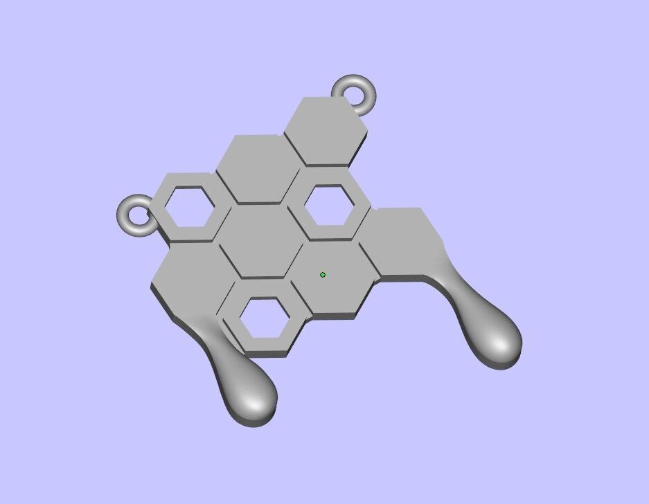 Honeycomb set 3D print model_1