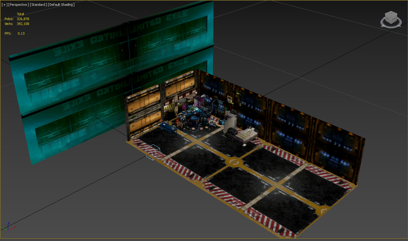 Cyberpunk Survival Hideout 3D model_16