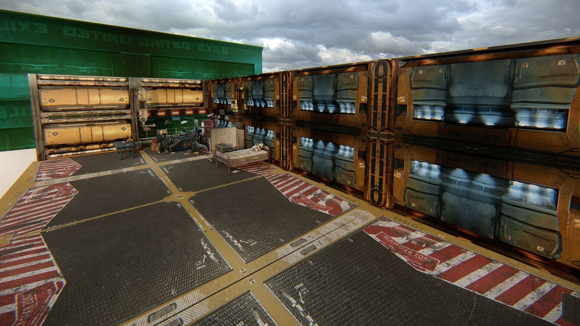 Cyberpunk Survival Hideout 3D model_5