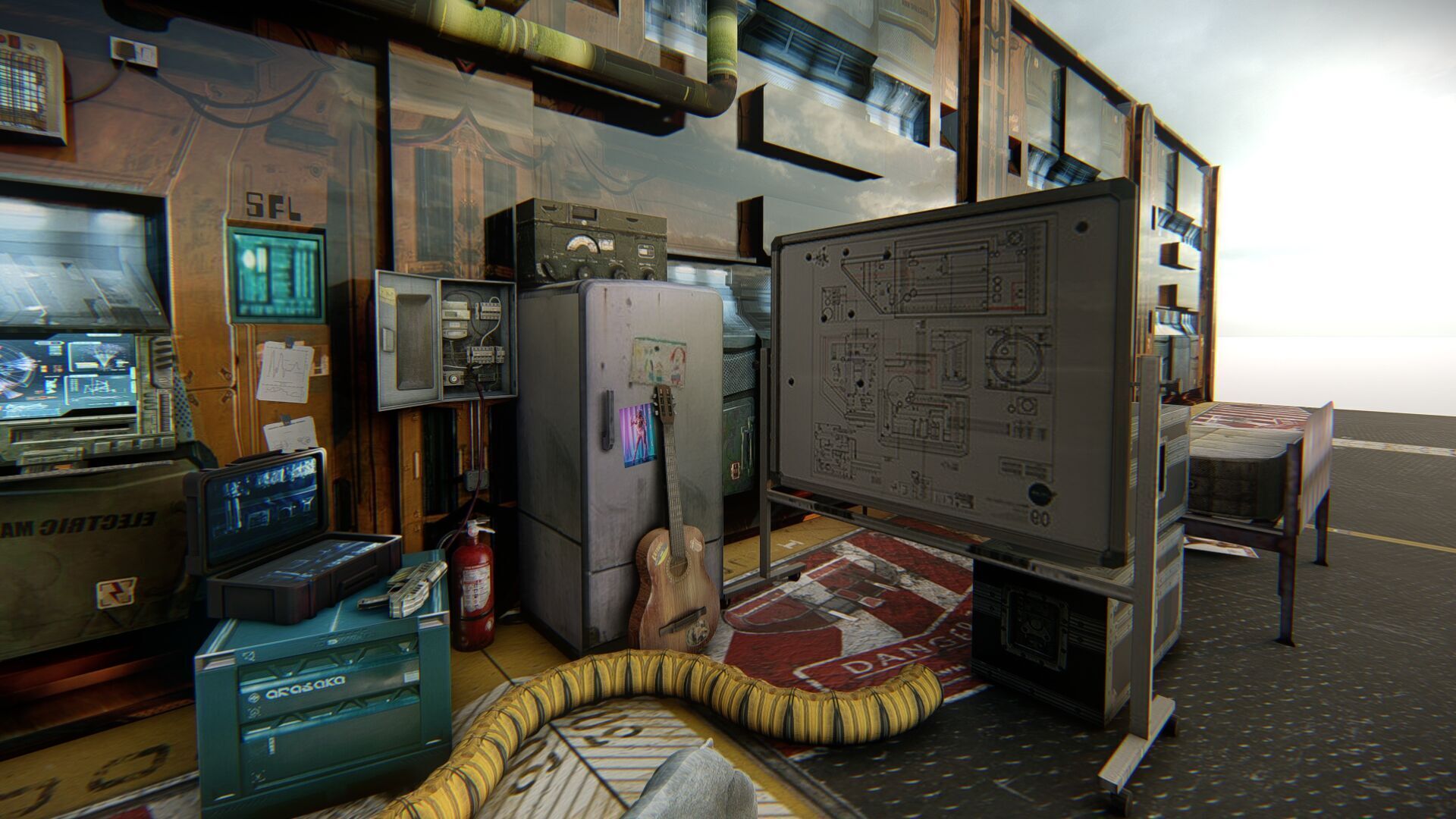 Cyberpunk Survival Hideout 3D model_11