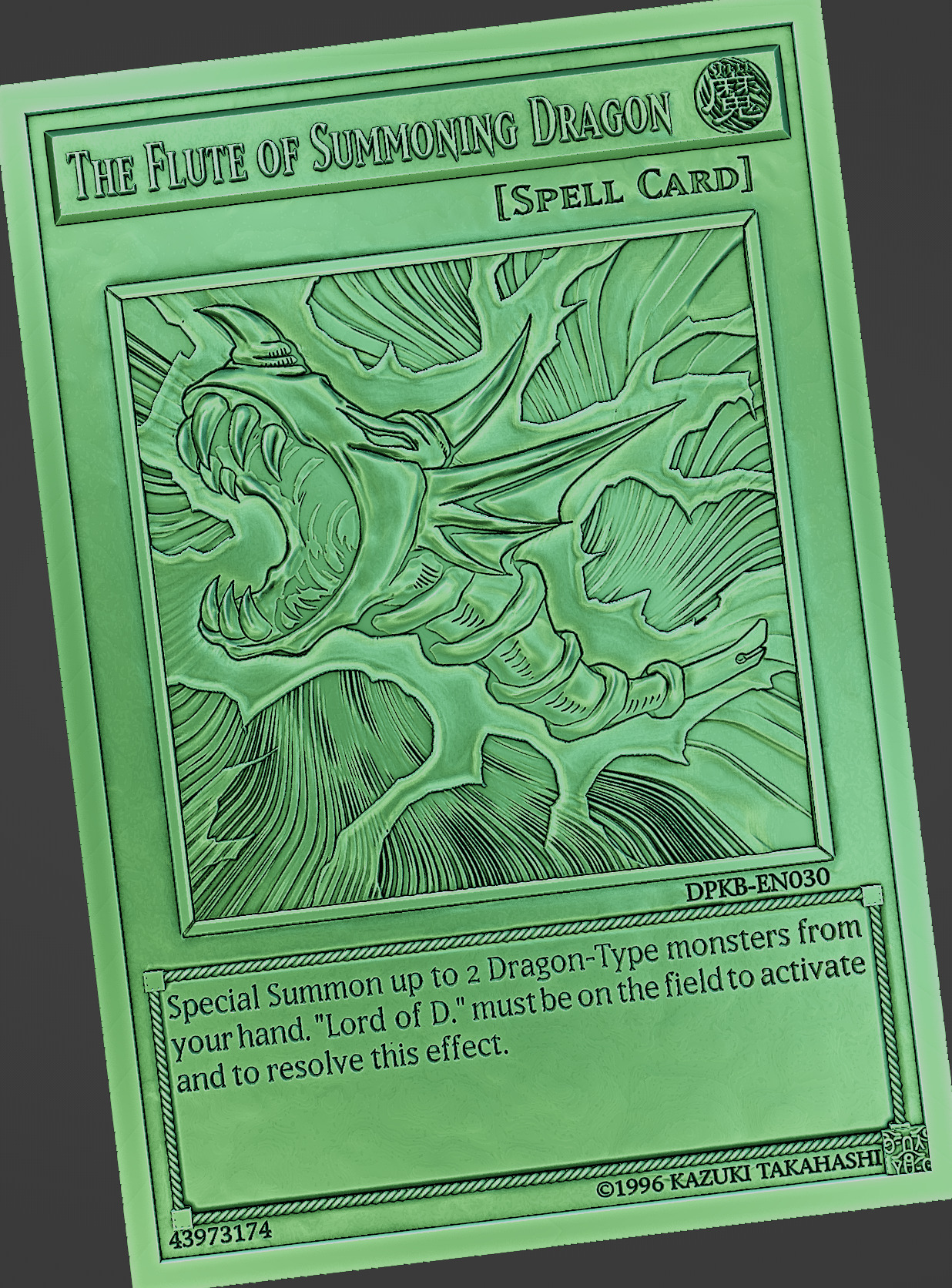 The Flute of Summoning Dragon - yu-gi-oh 3D model 3D printable | CGTrader