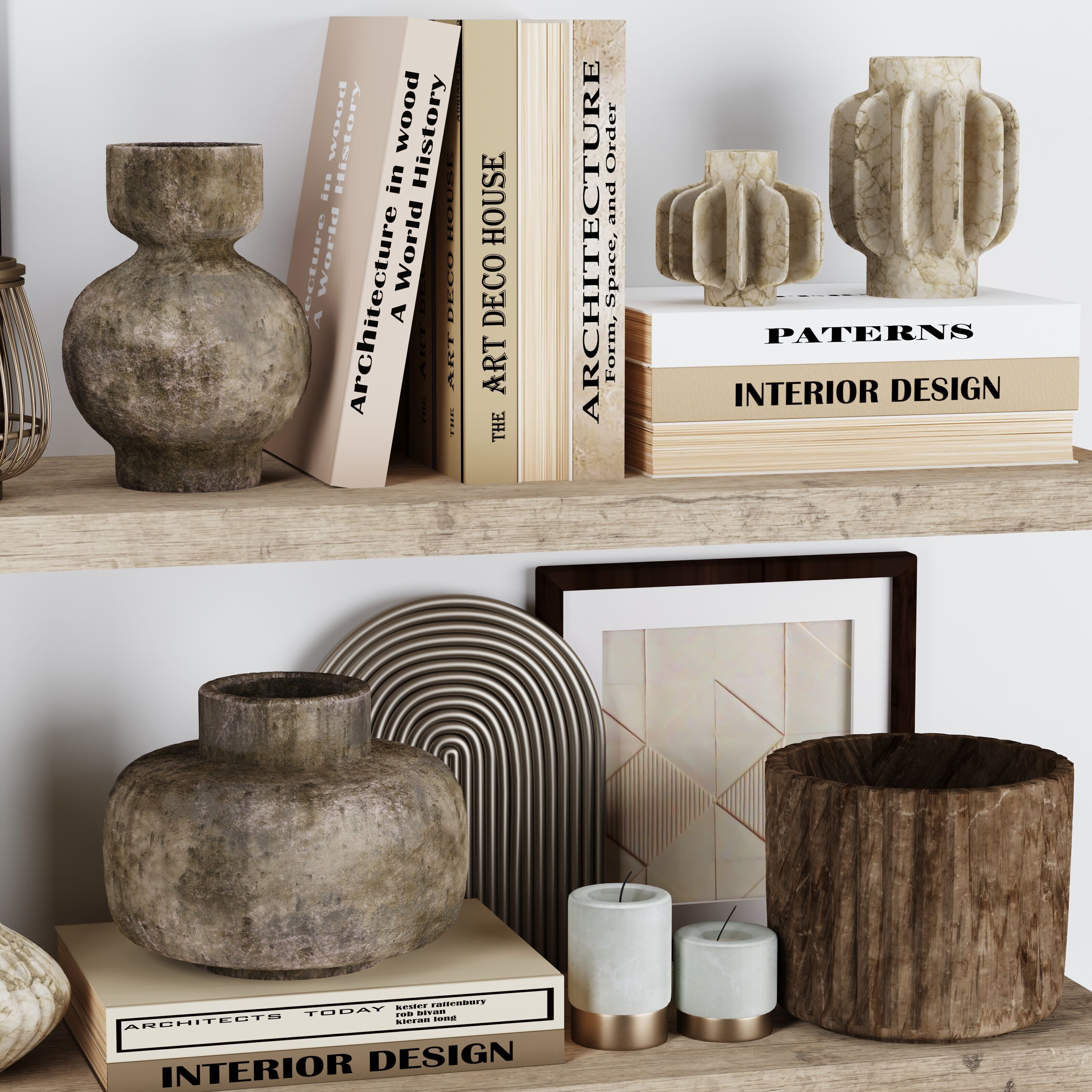 Decorative set 05 3D model_1