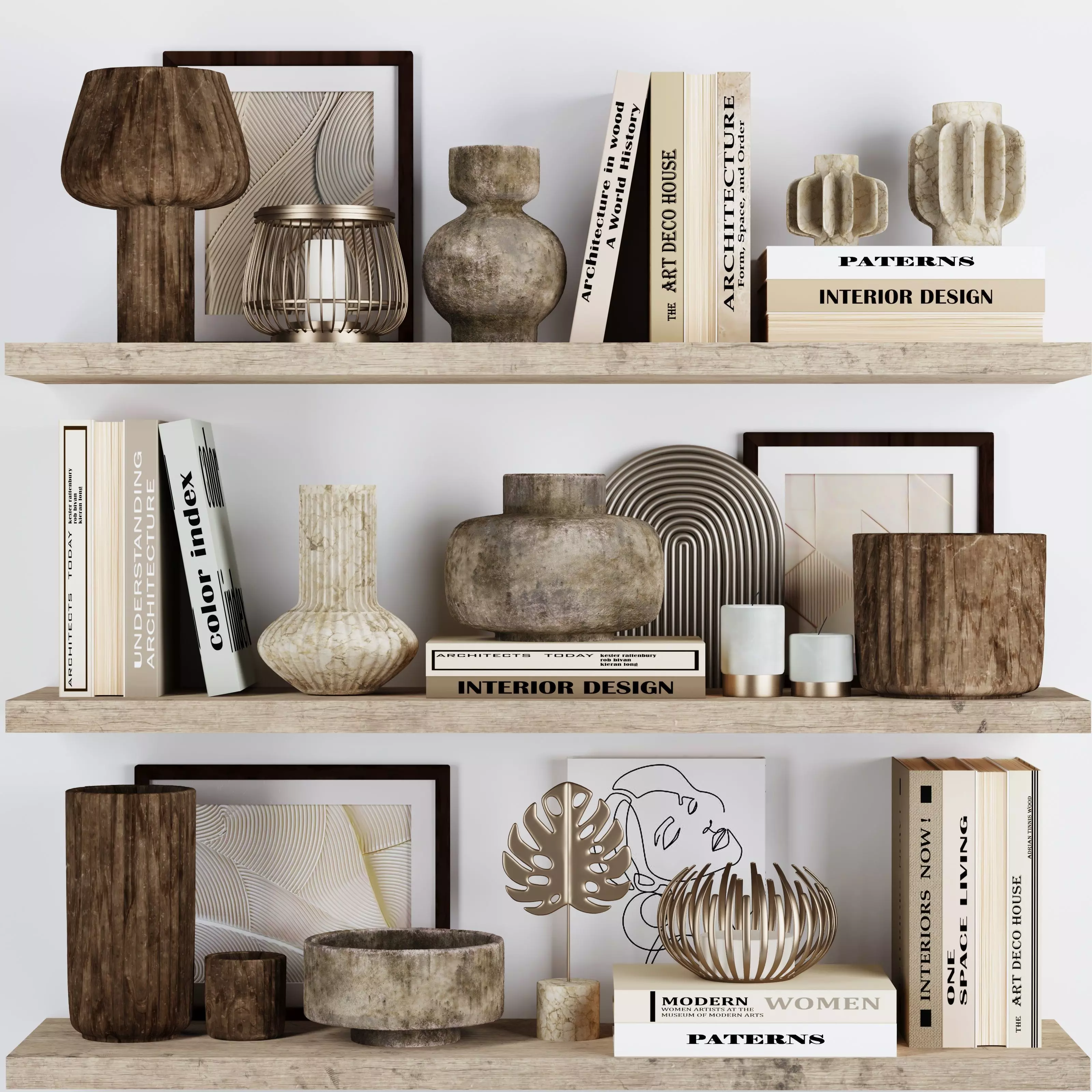 Decorative set 05 3D model_0