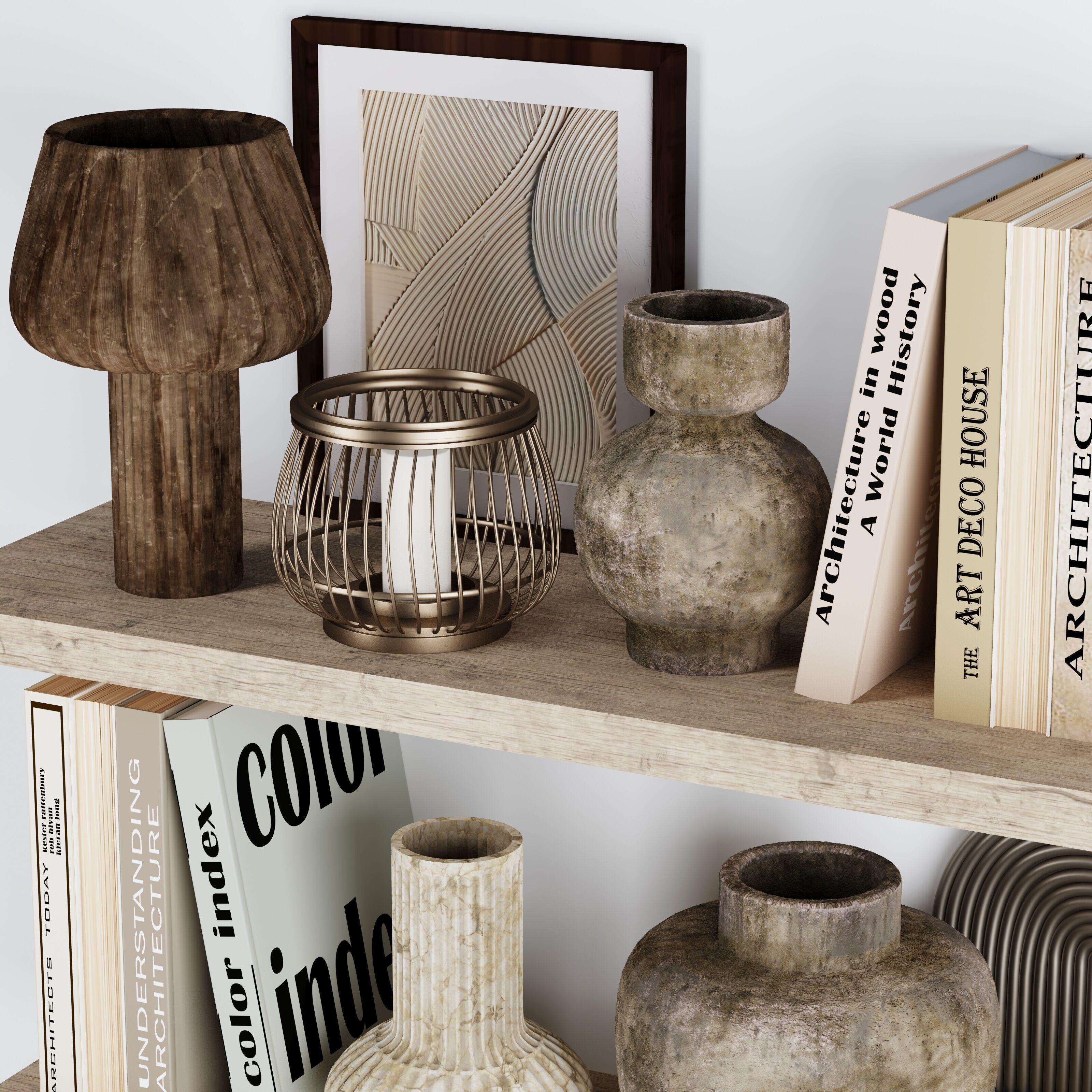 Decorative set 05 3D model_4