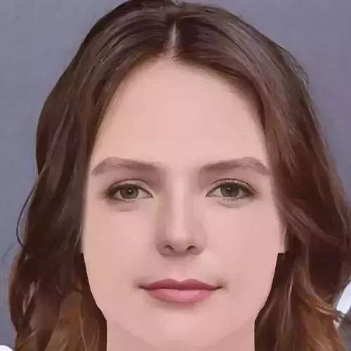 Josephine Japy Head - No Hair - Low poly head for game