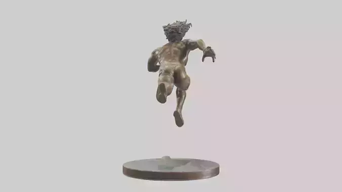Hurdler in Motion statue model
