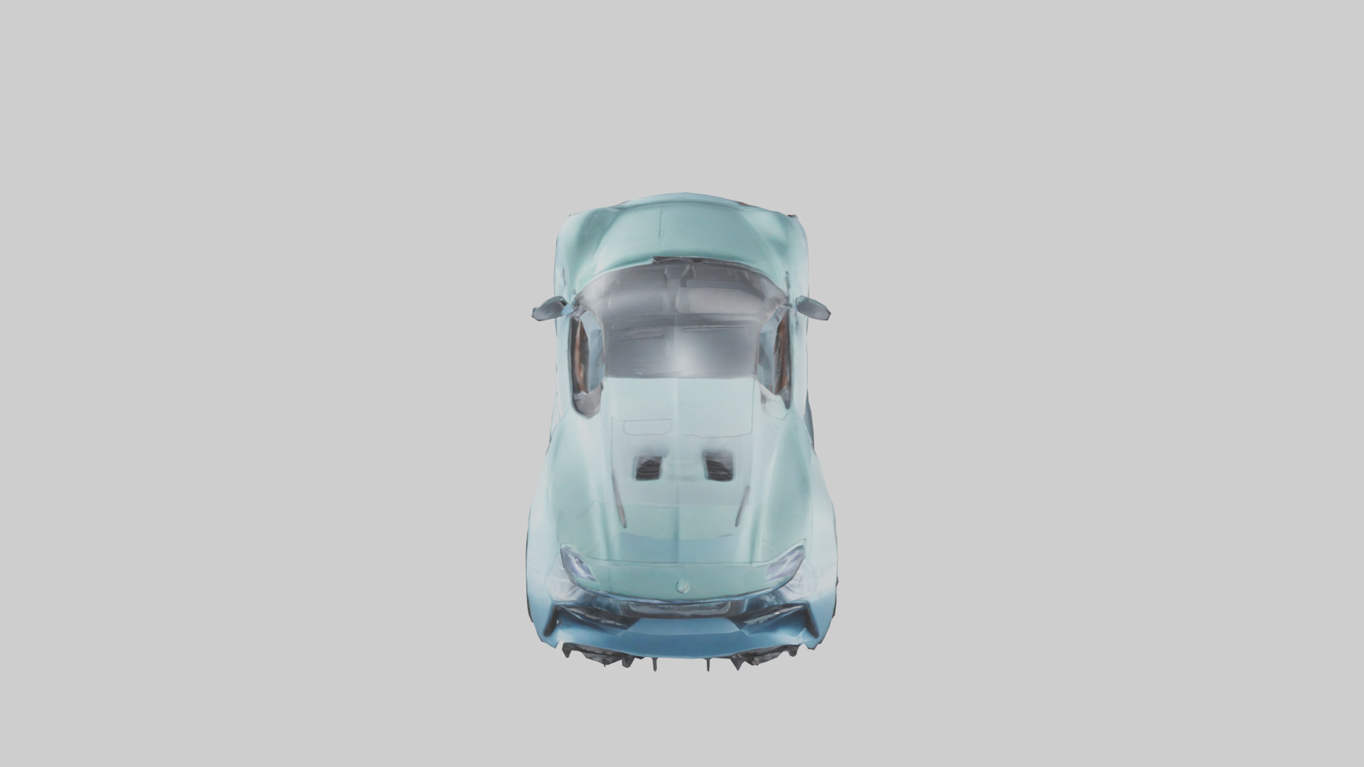 Hybrid Sports Car model Low-poly 3D model_16