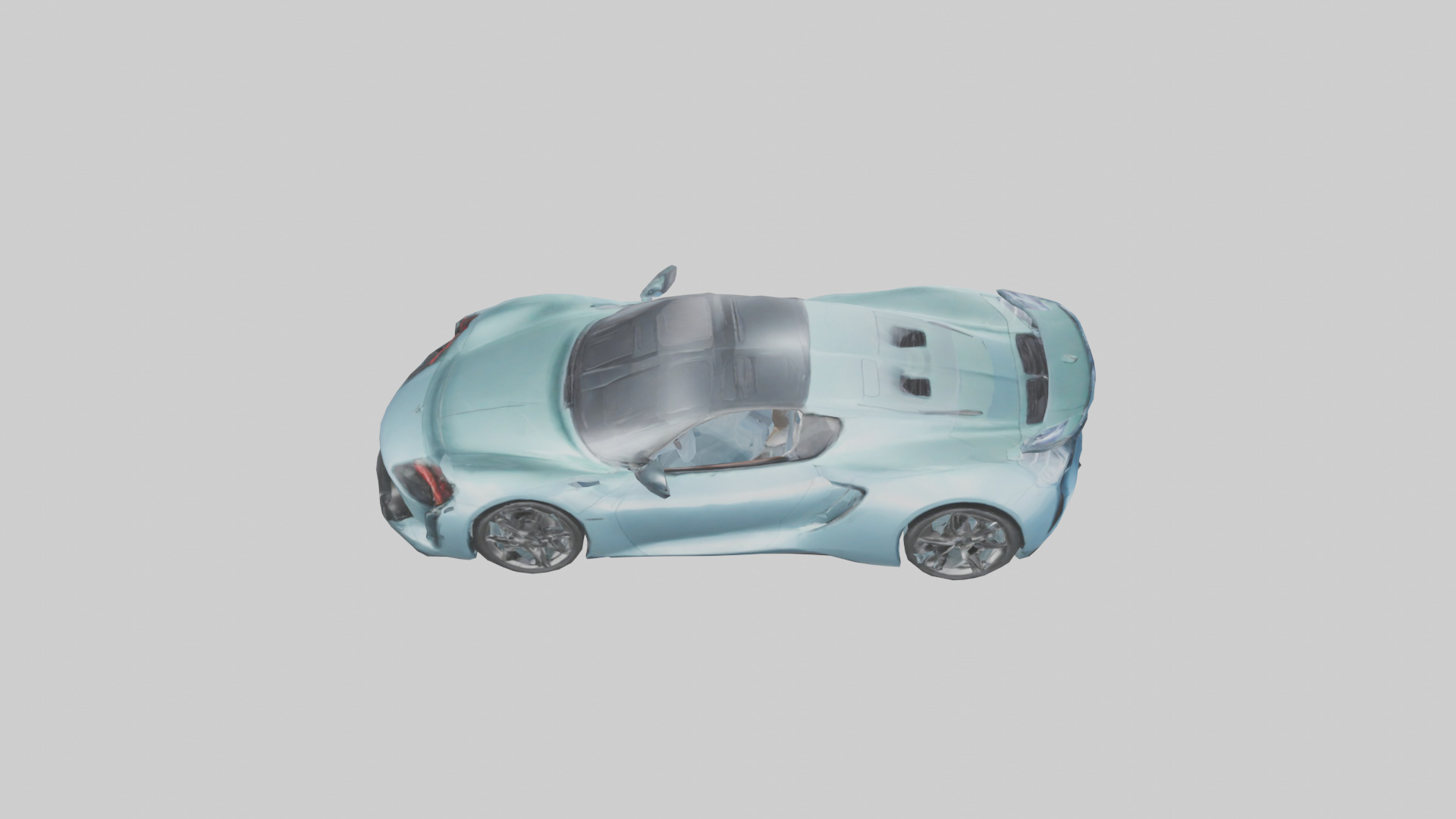 Hybrid Sports Car model Low-poly 3D model_18