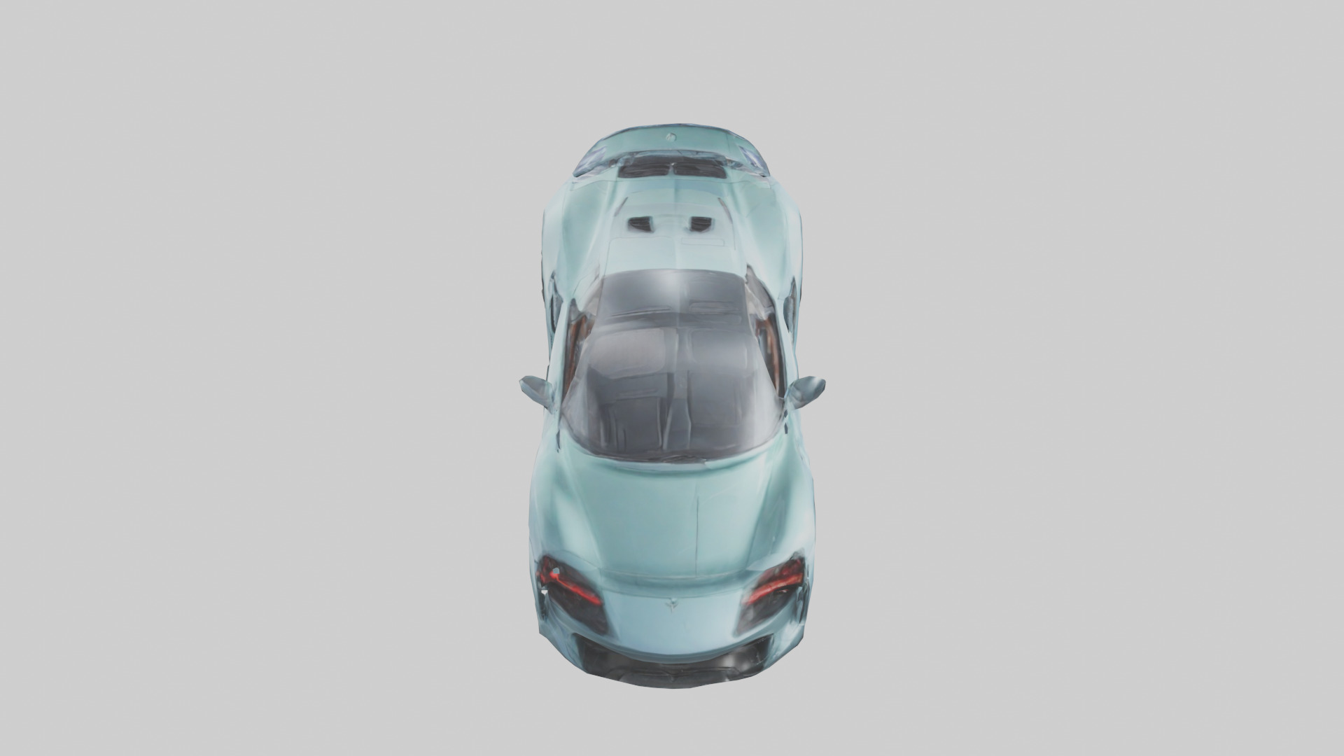 Hybrid Sports Car model Low-poly 3D model_15