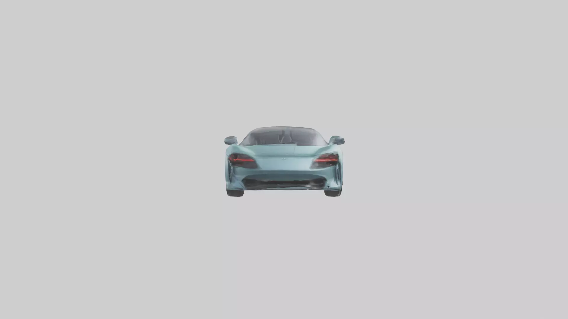 Hybrid Sports Car model Low-poly 3D model_0