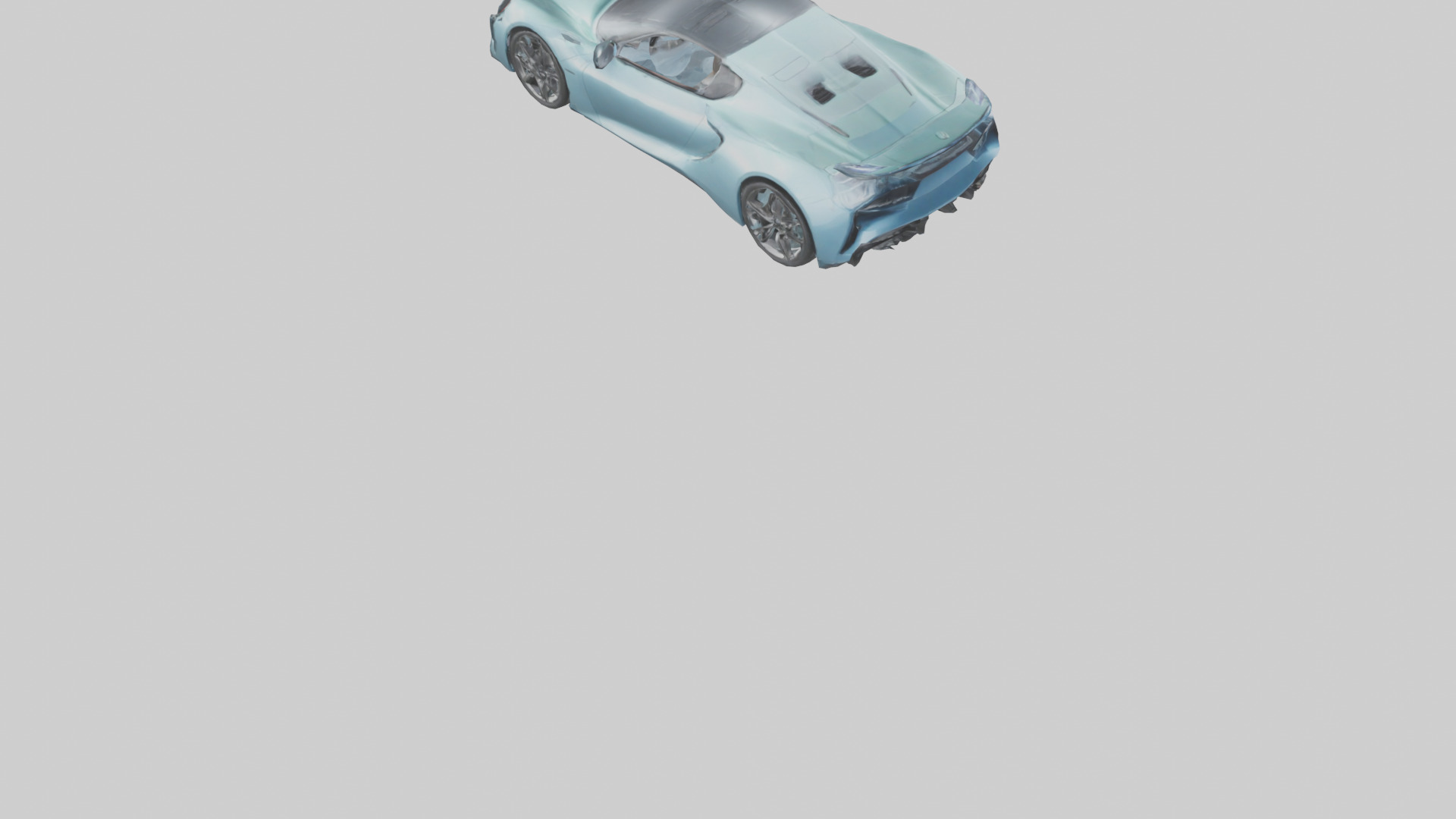 Hybrid Sports Car model Low-poly 3D model_6